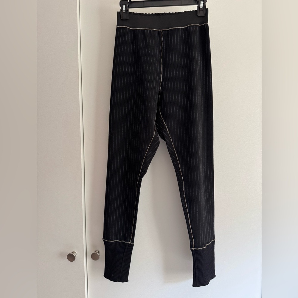Jean Paul Gaultier Black Pinstripe Pants